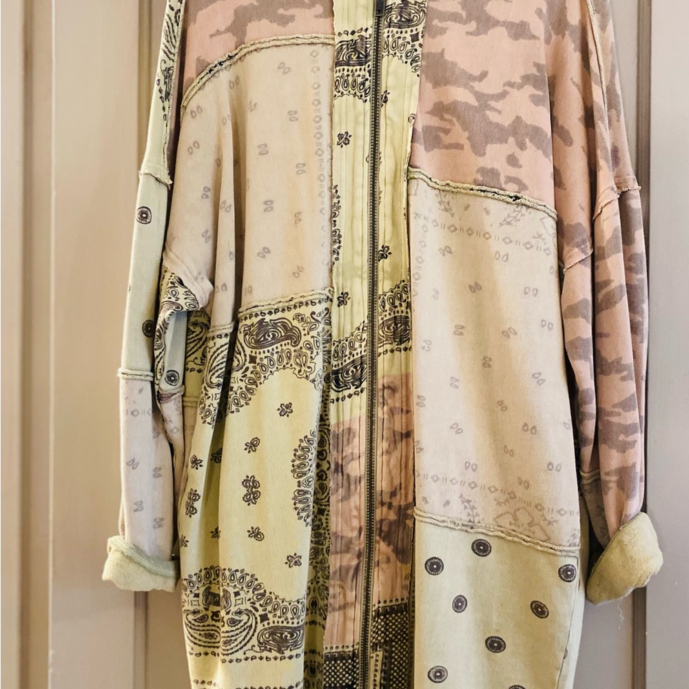 We The Free Multicolor Utility Jacket/Long Cardigan/Long Hoodie